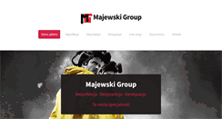 Desktop Screenshot of majewski-group.pl